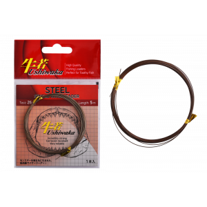 Поводочный материал Ushiwaka Steel Single Wire, 26кг 5м