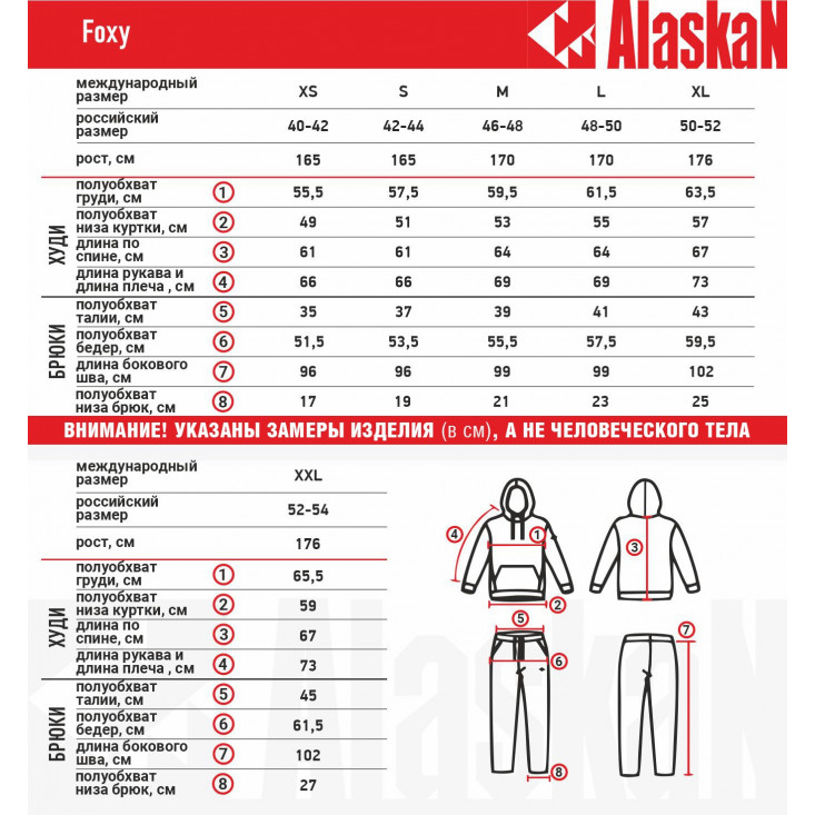 Костюм флисовый Alaskan жен. Foxy бирюзовый L